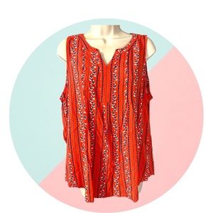 Croft & Barrow Sleeveless Top XL